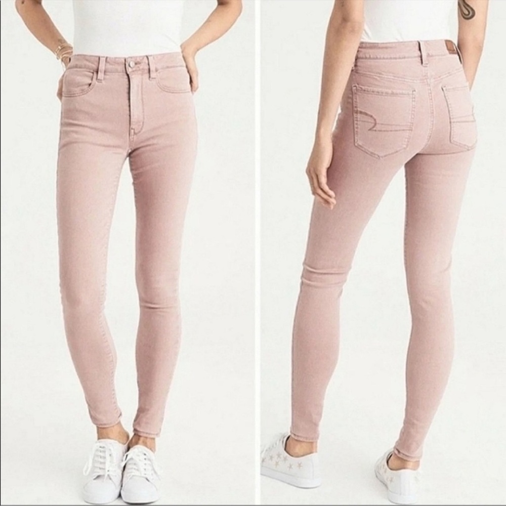 American Eagle Super Stretch Hi-Rise Jegging & Short
Blush Pink Mauve 8S Spring